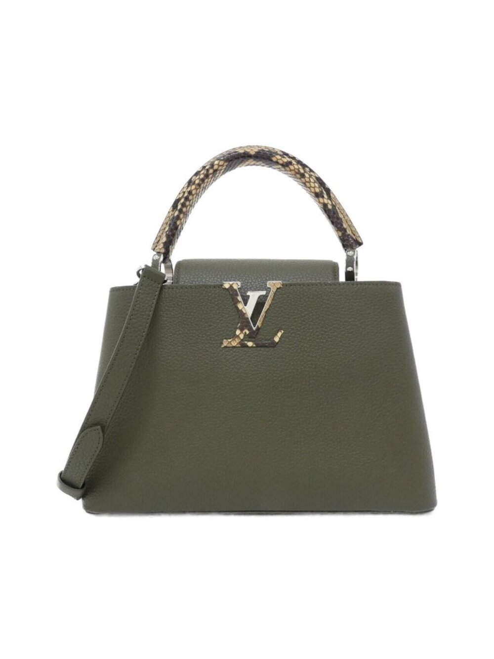 Louis Vuitton Exotic Leather Capucines MM Bag